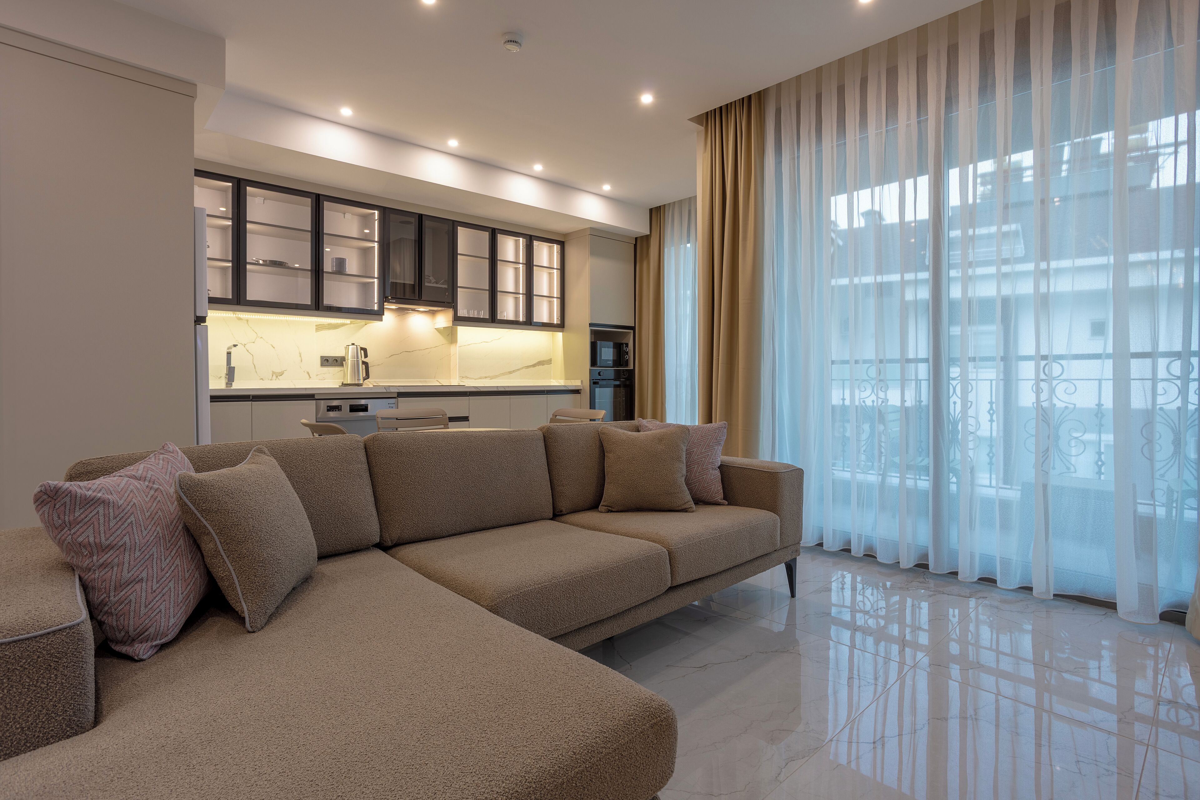 Comfort Duplex | Dapur peribadi | Peti sejuk, ketuhar gelombang mikro, ketuhar, dapur 