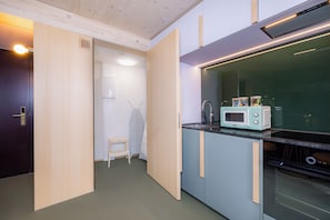 Modern Studio with Balcony | Private kitchen
