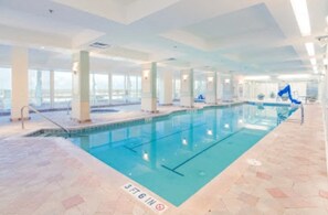 Indoor pool, outdoor pool