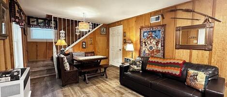 TV connectée, cheminée