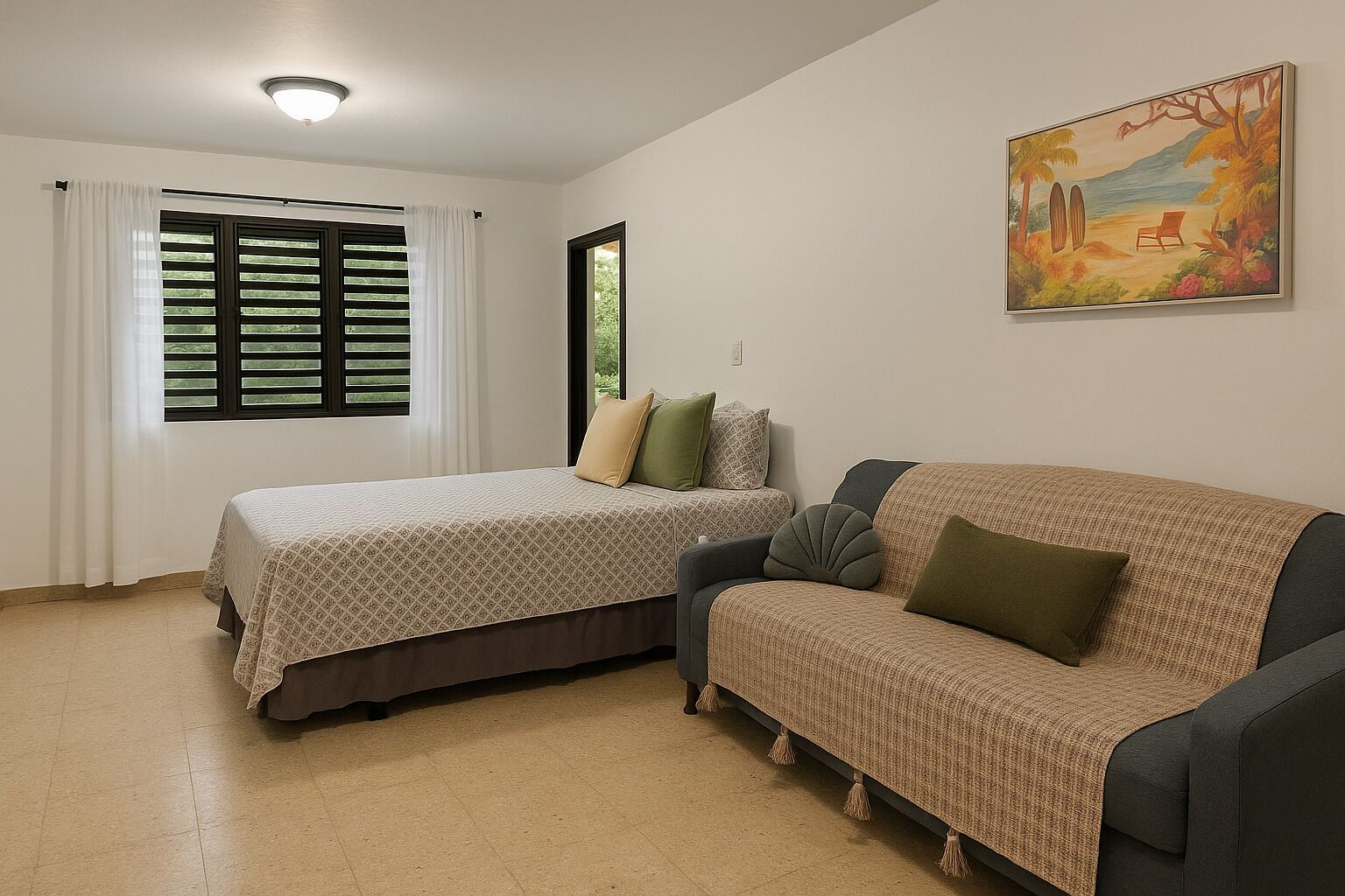 Iron/ironing board, free WiFi, bed sheets