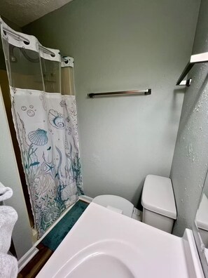 淋浴設備、風筒、提供毛巾、番梘