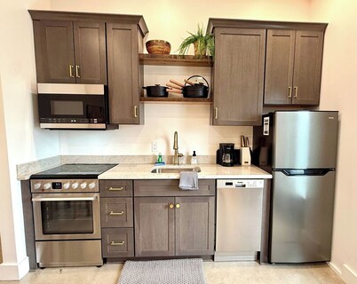 Boho Bliss is a 1BR retreat in Mount Pilot Hideaways in Downtown Pilot Mountain