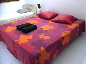 3 chambres, draps fournis