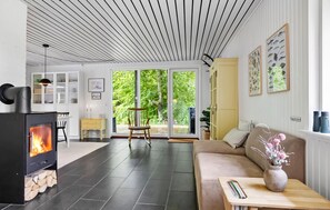 TV connectée, cheminée