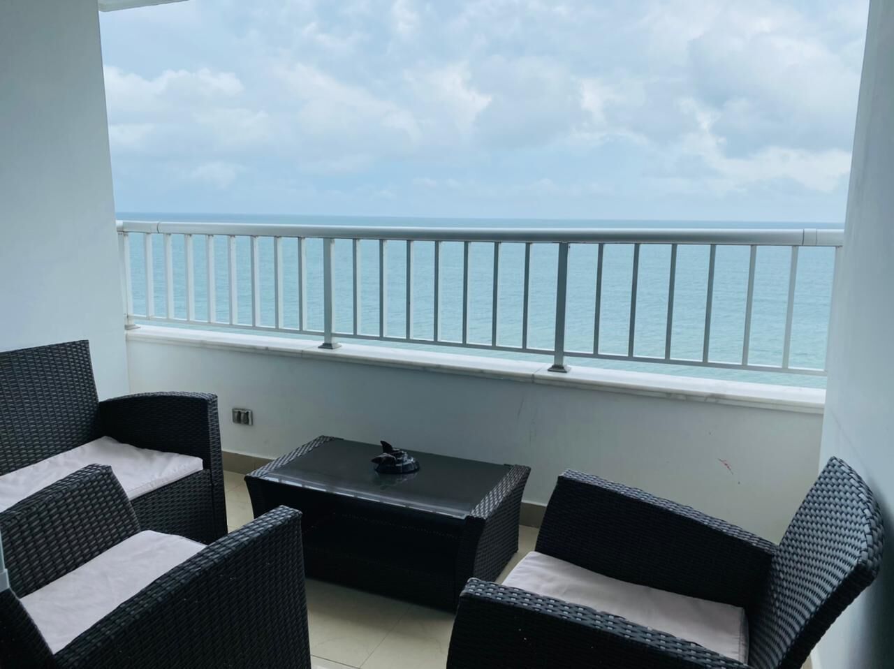 Departamento Deluxe, vista a la playa | Vista del balcón