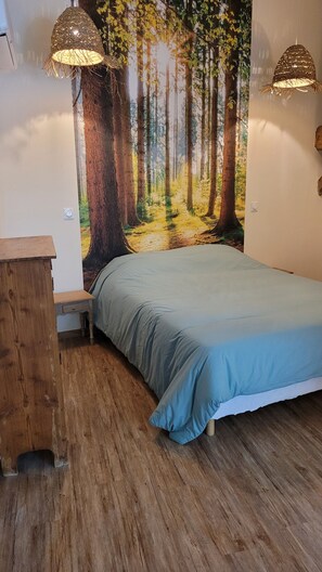 1 chambre, Wi-Fi, draps fournis