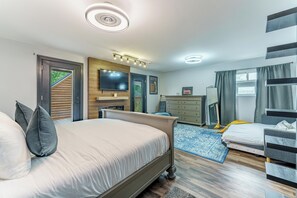 2 slaapkamers, een strijkplank/strijkijzer, wifi, beddengoed