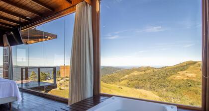 Cabana rústica com jacuzzi VST003