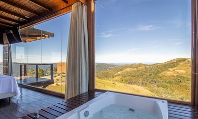 Cabana rústica com jacuzzi VST003