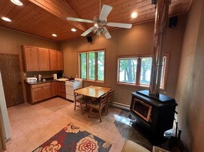 Microwave, oven, stovetop, toaster