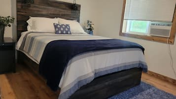 2 bedrooms, iron/ironing board, travel crib, WiFi