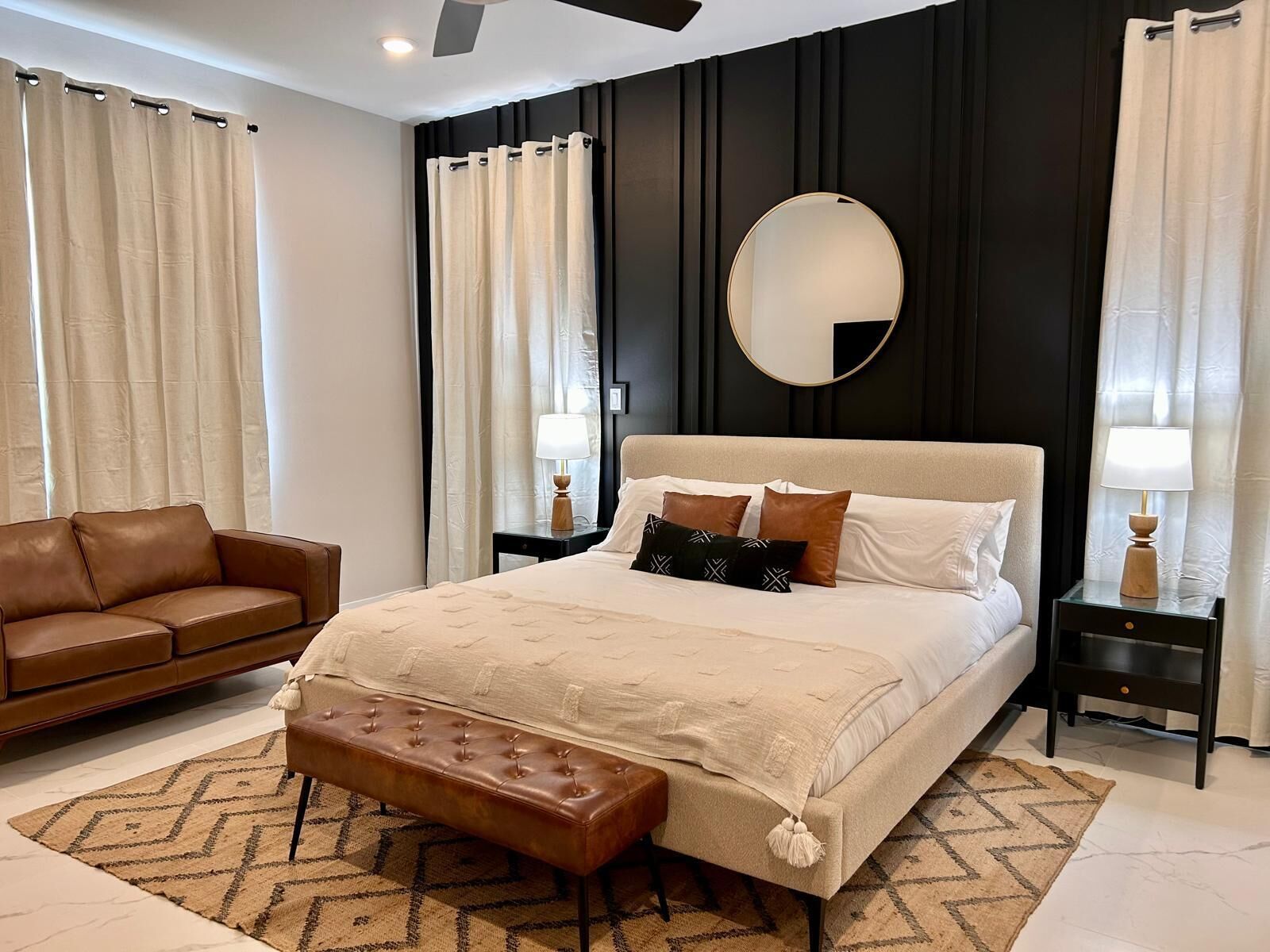 4 bedrooms, desk, iron/ironing board, free WiFi