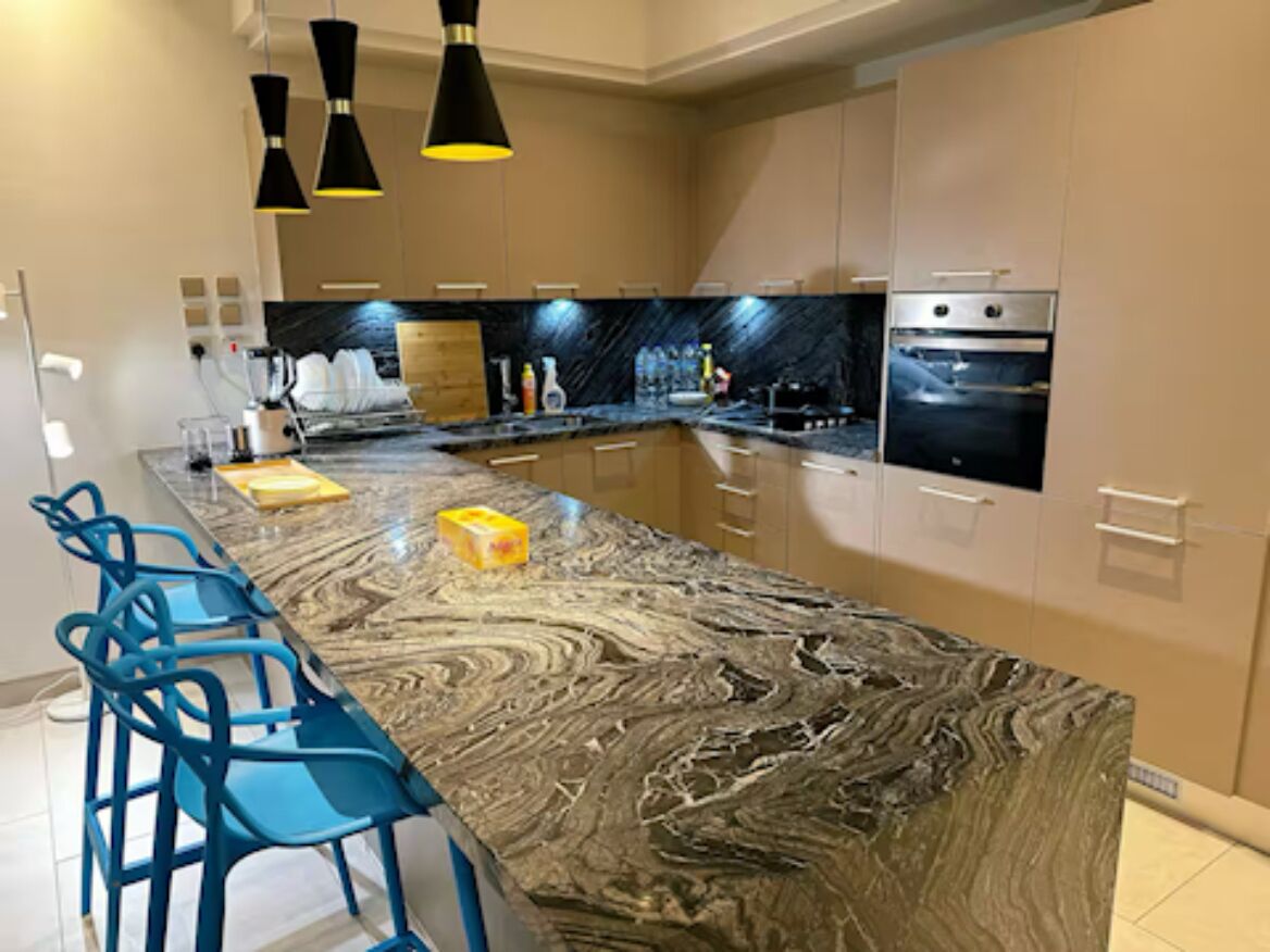 Fridge, oven, stovetop, cookware/dishes/utensils