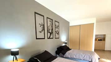 1 habitación, wifi, ropa de cama y acceso para silla de ruedas