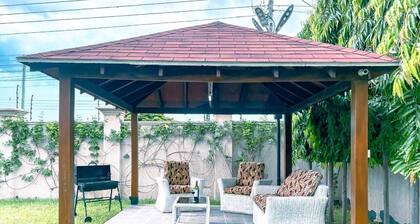 Homely and spacious villa with modern amenities for  up to 6  guests.