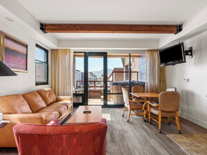 Studio | Living area | Fireplace - Newpark by All Seasons Resort Lodging  (Park City)