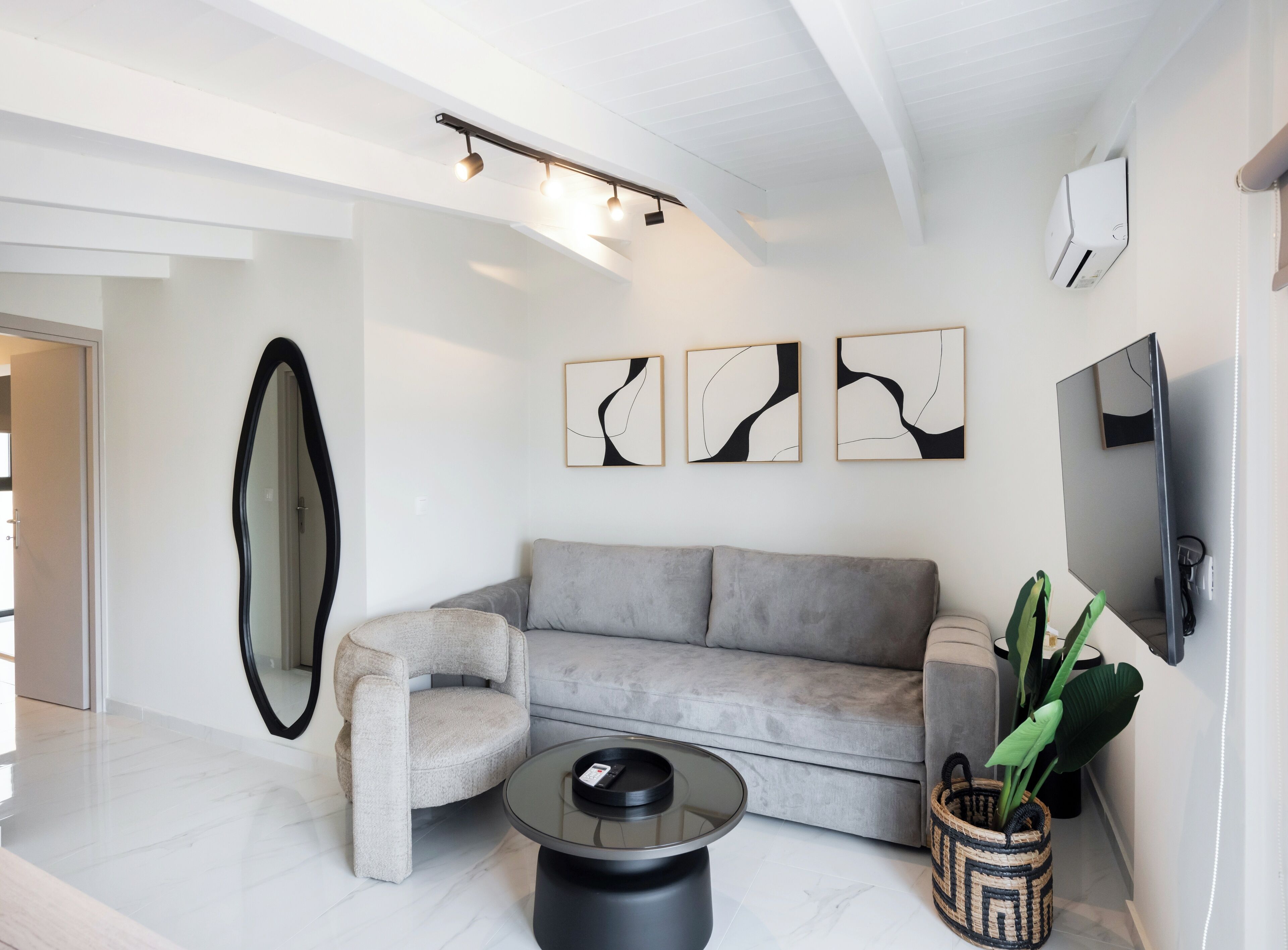 Duplex luxo, vista para o mar | Área de estar