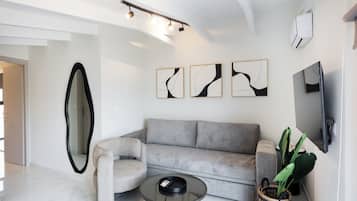 Duplex luxo, vista para o mar | Área de estar