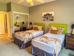 2 bedrooms, travel cot, WiFi, bed sheets