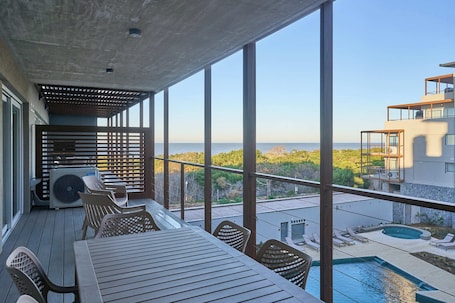 Apartment, 2 Bedrooms, Partial Sea View | View from room