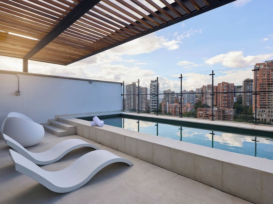 Piscina na cobertura