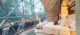 Lux Glacier Dome•Hot Tub•Sauna•Walk 2 FlatheadLake•45 mins from Glacier