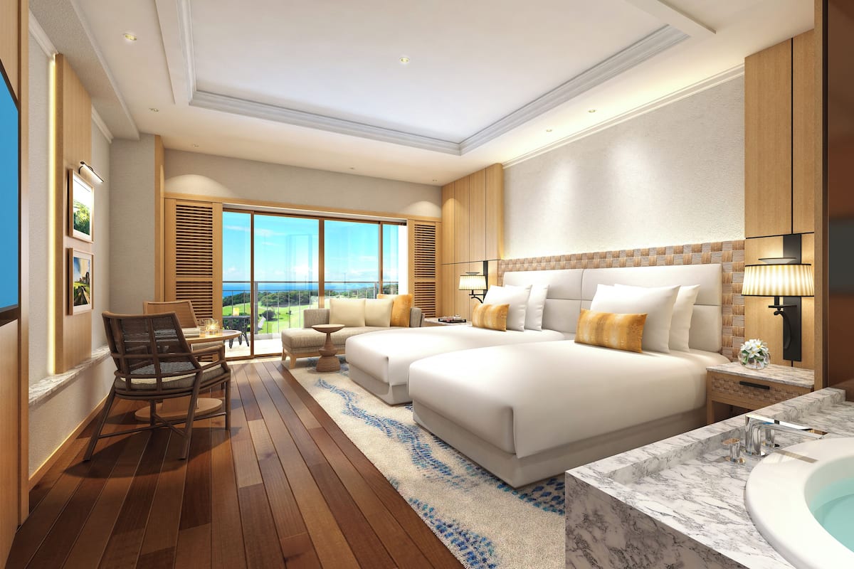 デラックス 4 人部屋 禁煙 | セーフティボックス (室内)、アイロン / アイロン台、WiFi (無料)、ベッドシーツ