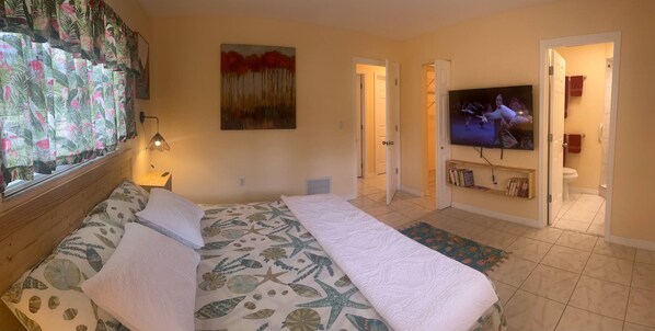 3 bedrooms, desk, iron/ironing board, free WiFi