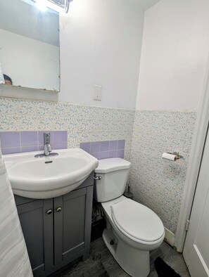 Towels, soap, toilet paper