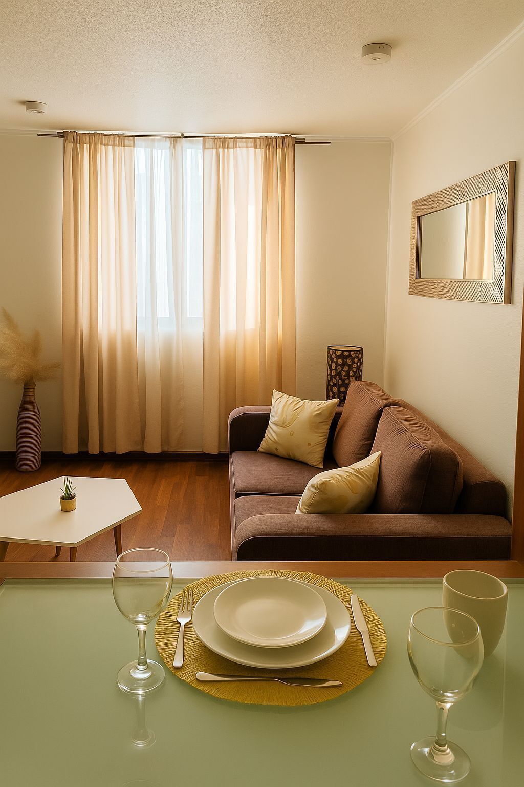 Apartamento básico | Área de estar