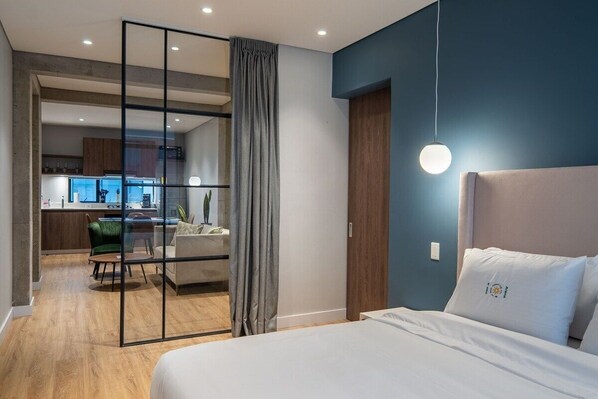 1 bedroom, iron/ironing board, bed sheets