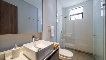 Hair dryer, towels