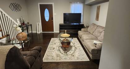 Charming 3-bedroom house in serene Upper Darby with AC, WiFi and mor