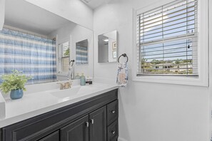 Hair dryer, towels