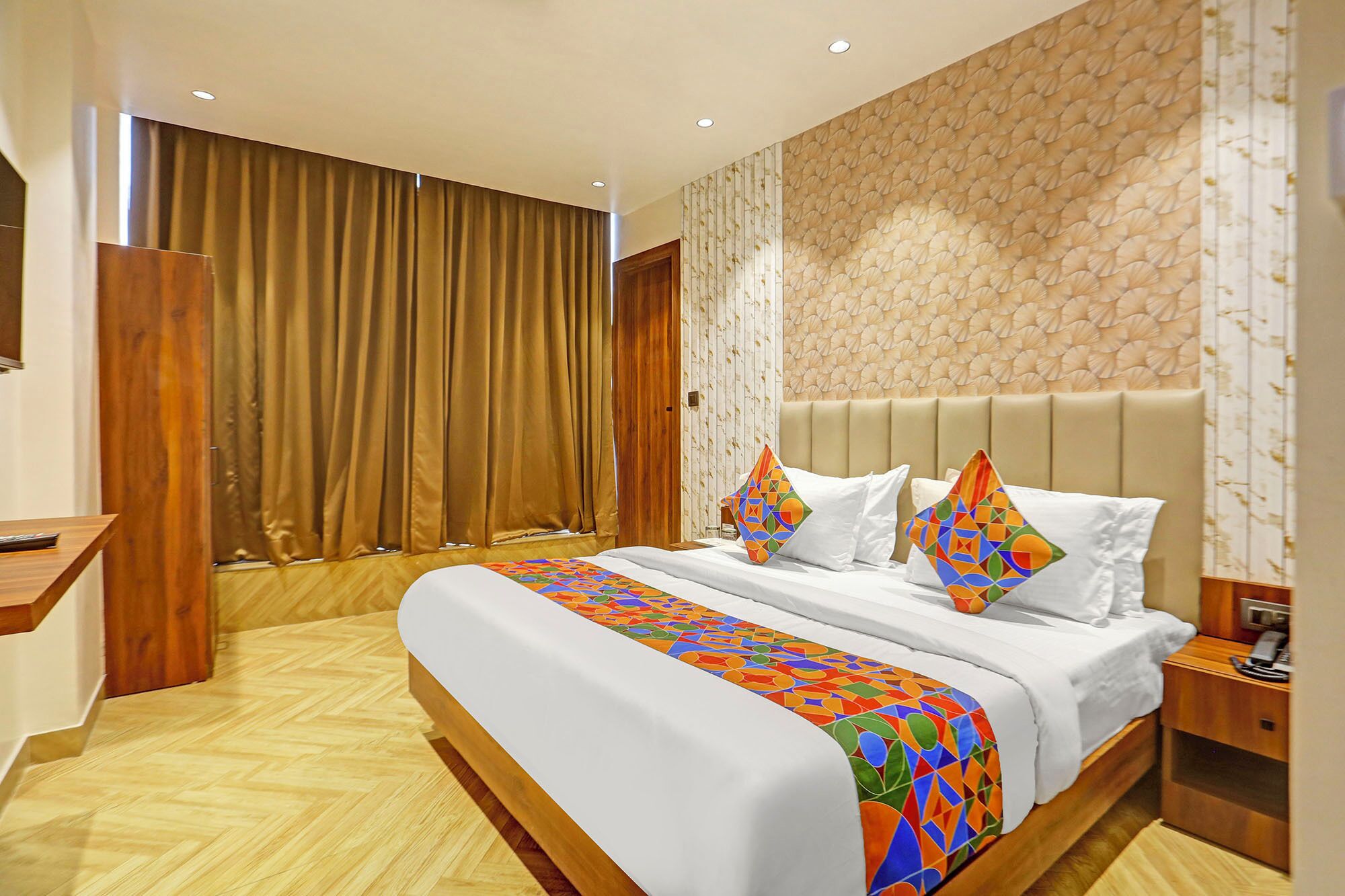 이집트산 면 시트, 고급 침구, 객실 내 금고, 무료 WiFi