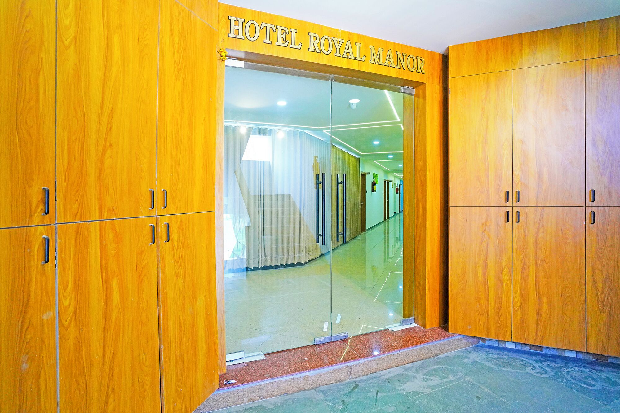 Interior entrance