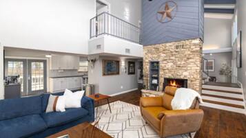 TV connectée, cheminée