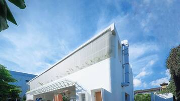 Fassade der Unterkunft