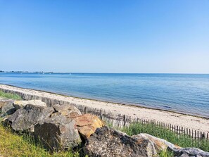 Vlak bij het strand