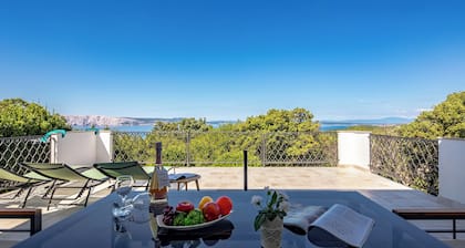 Hidden Pool House With Sea View, Klenovica, Croatia