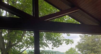 The Perch- Cliffside cabin overlooking Black Lake