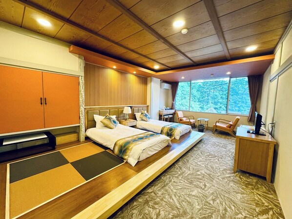 1 bedroom, free WiFi, bed sheets - Kurobe Sun Valley Hotel Modern JapaneseWestern s / Omachi Nagano (Omachi)