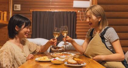 You can enjoy BBQ even on rainy days A log cabin / Chichibu-gun Saitama