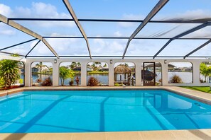Una piscina climatizada