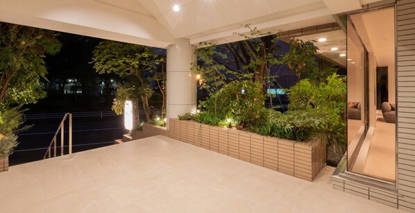 Enceinte de l’hébergement