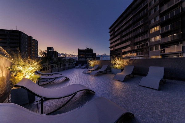 Rooftop relaxation space