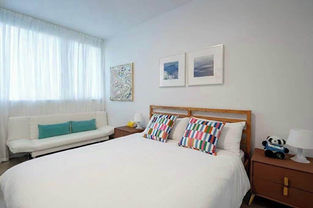 1 soverom, skrivebord, strykejern/-brett og wi-fi