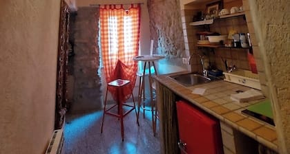 The typical 18th century Ligurian tower terrace in the quaint village