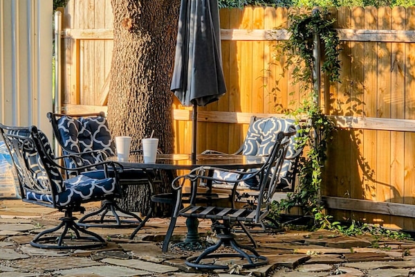 Outside seating area